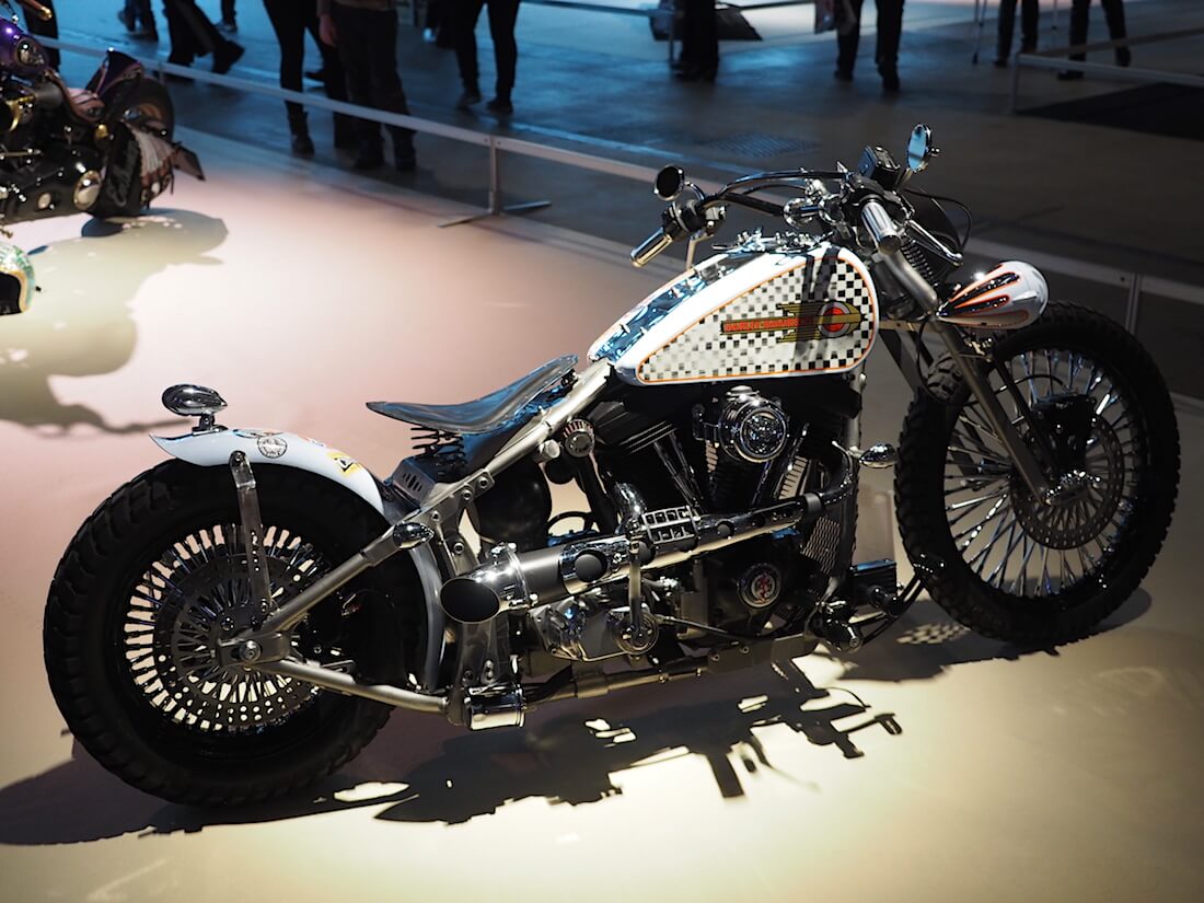 1986 Harley-Davidson Softail Custom. Kuva: Kai Lappalainen. Lisenssi: CC-BY-40.