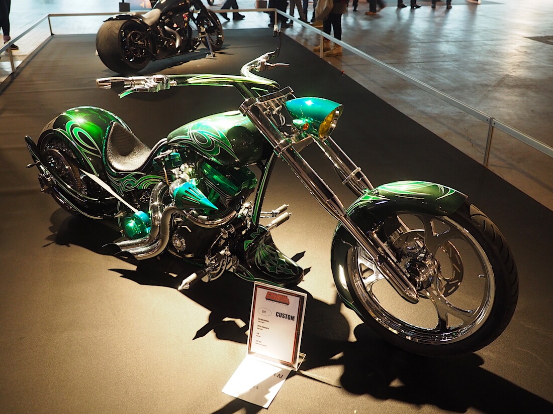 1992 Harley Davidson FLSTF FatBoy Softail Custom. Kuva: Kai Lappalainen. Lisenssi: CC-BY-40.