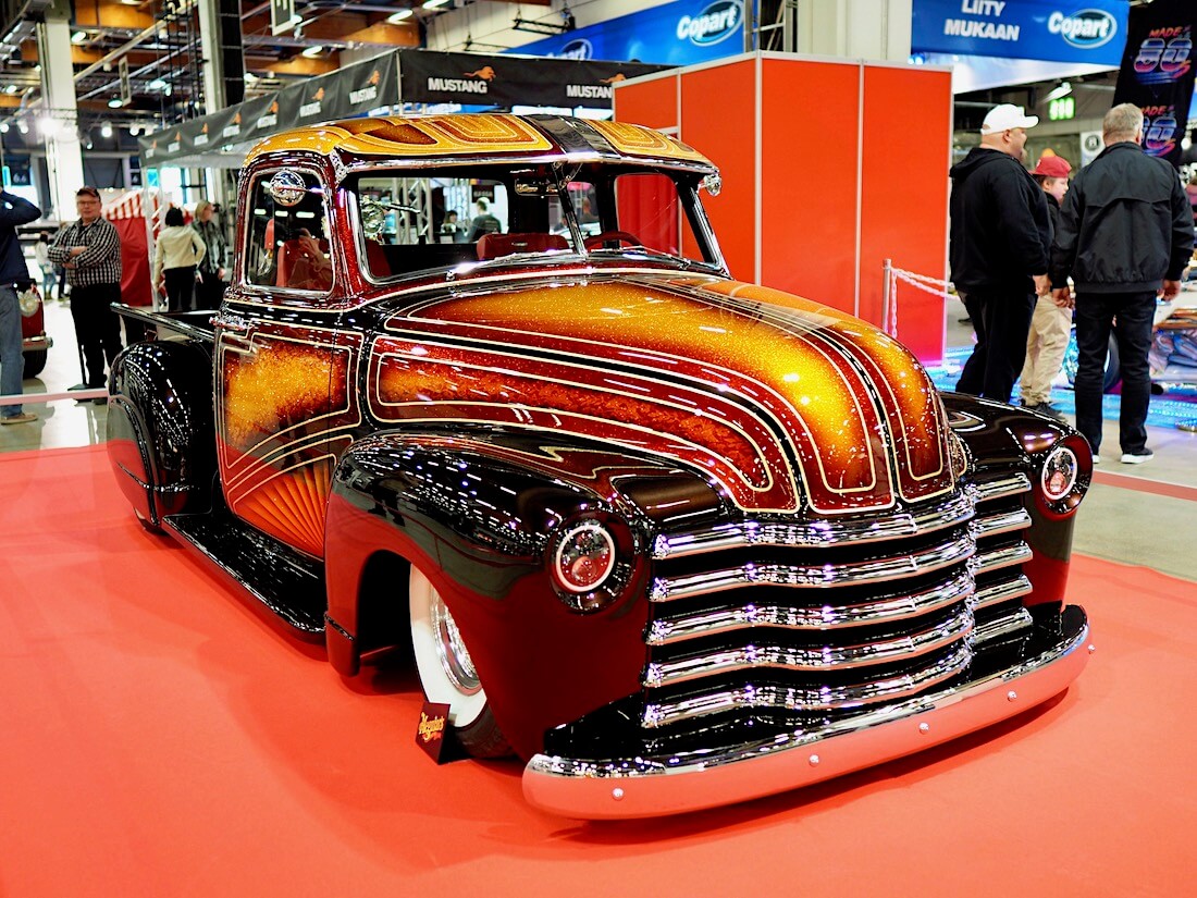 1952 Chevrolet 3100 Custom-Pickup House of Kolor candyflake. Kuva: Kai Lappalainen. Lisenssi: CC-BY-40.