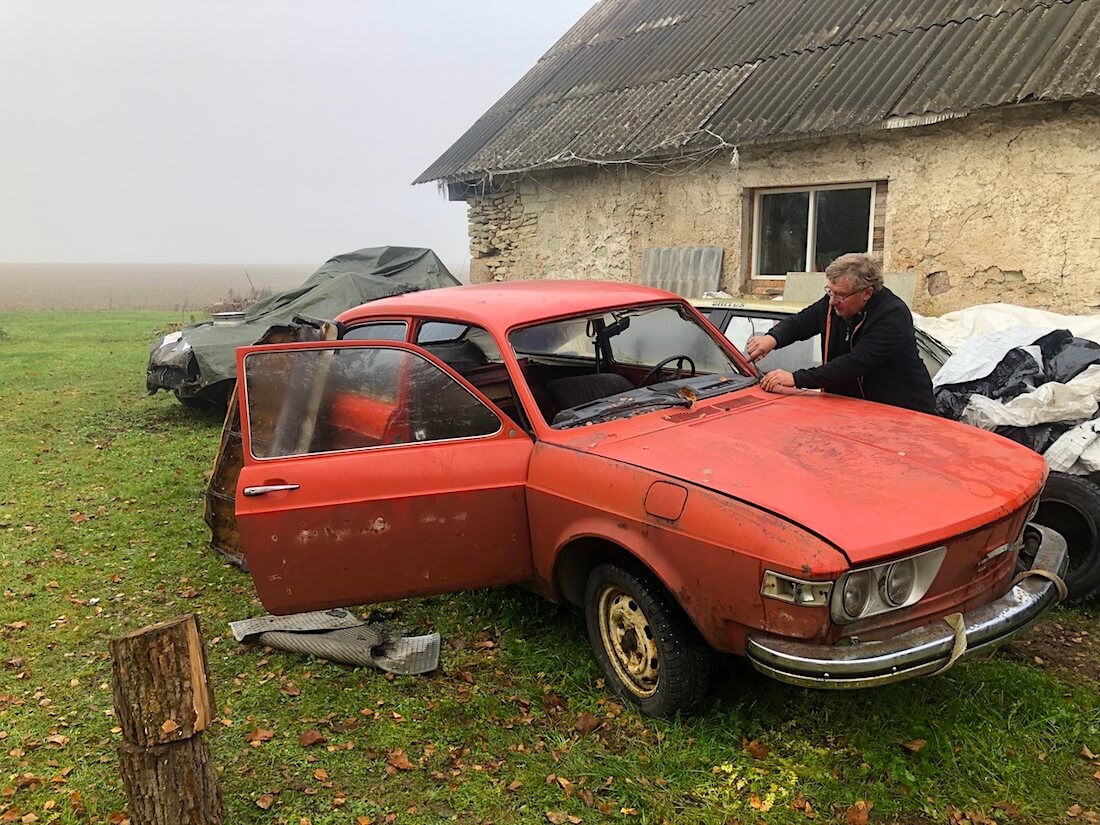 1973 VW 412E projekti löytöpaikalla. Kuvat ja copyright: Tõnu Mürk.