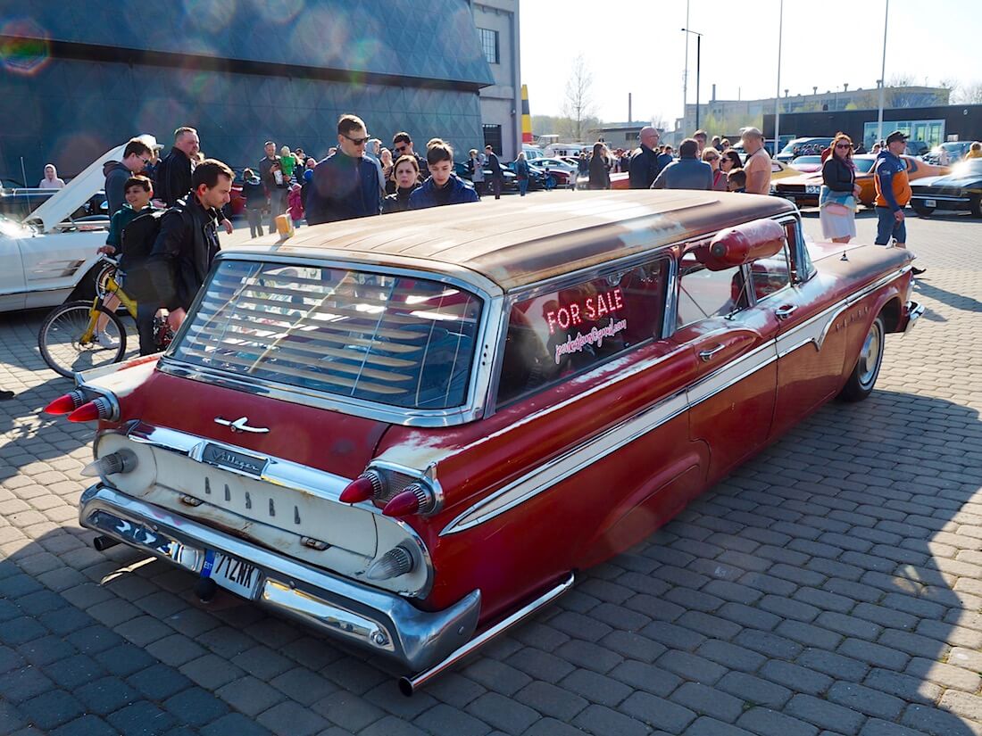 1959 Edsel Villager 4d 9-Passenger Wagon takaa. Kuva: Kai Lappalainen. Lisenssi: CC-BY-40.