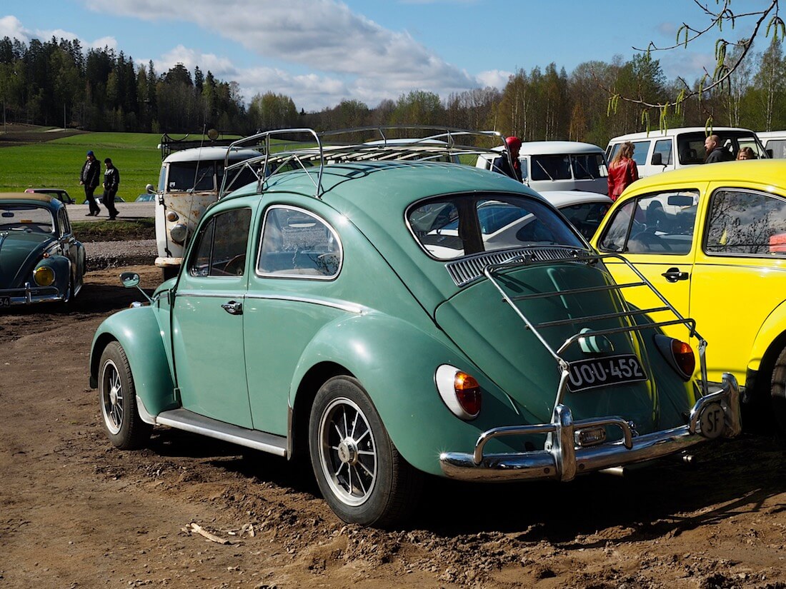 1962 Volkswagen paksutolppa kupla BRM-vanteilla. Kuva: Kai Lappalainen. Lisenssi: CC-BY-40.