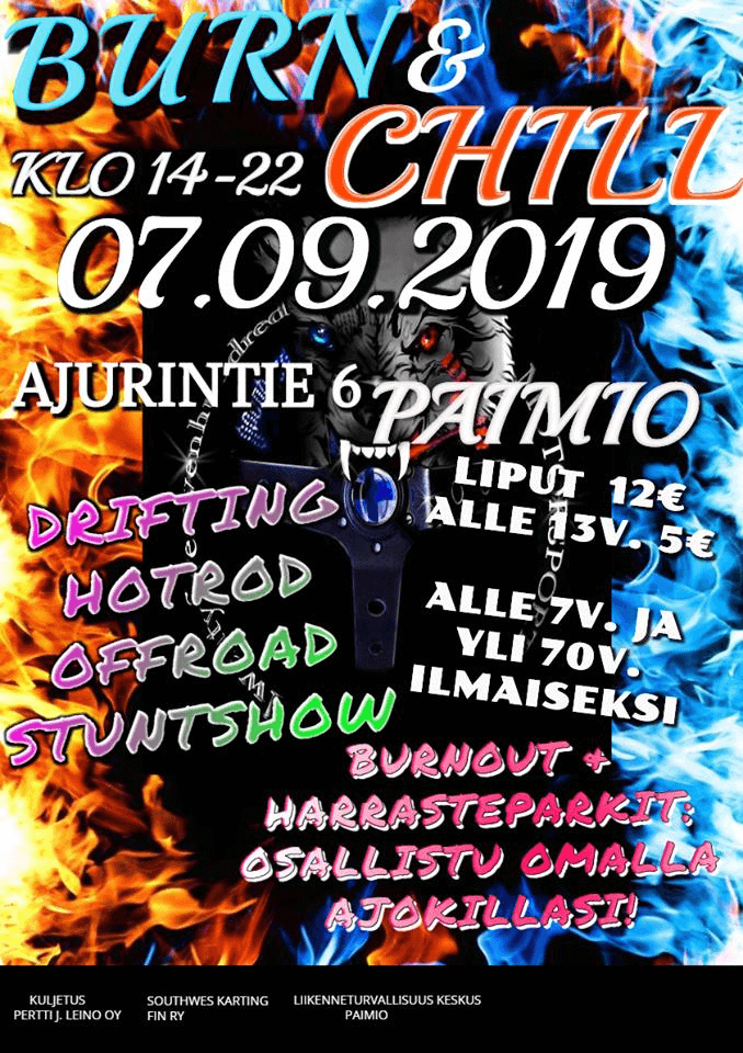 Burn & Chill 7.9.2019 juliste