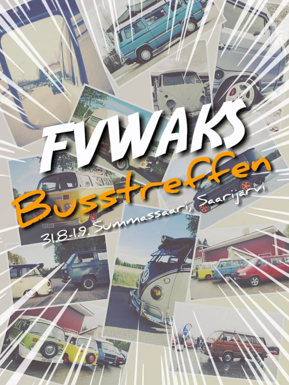 FVWA Keski-Suomi Busstreffen 2019 mainos