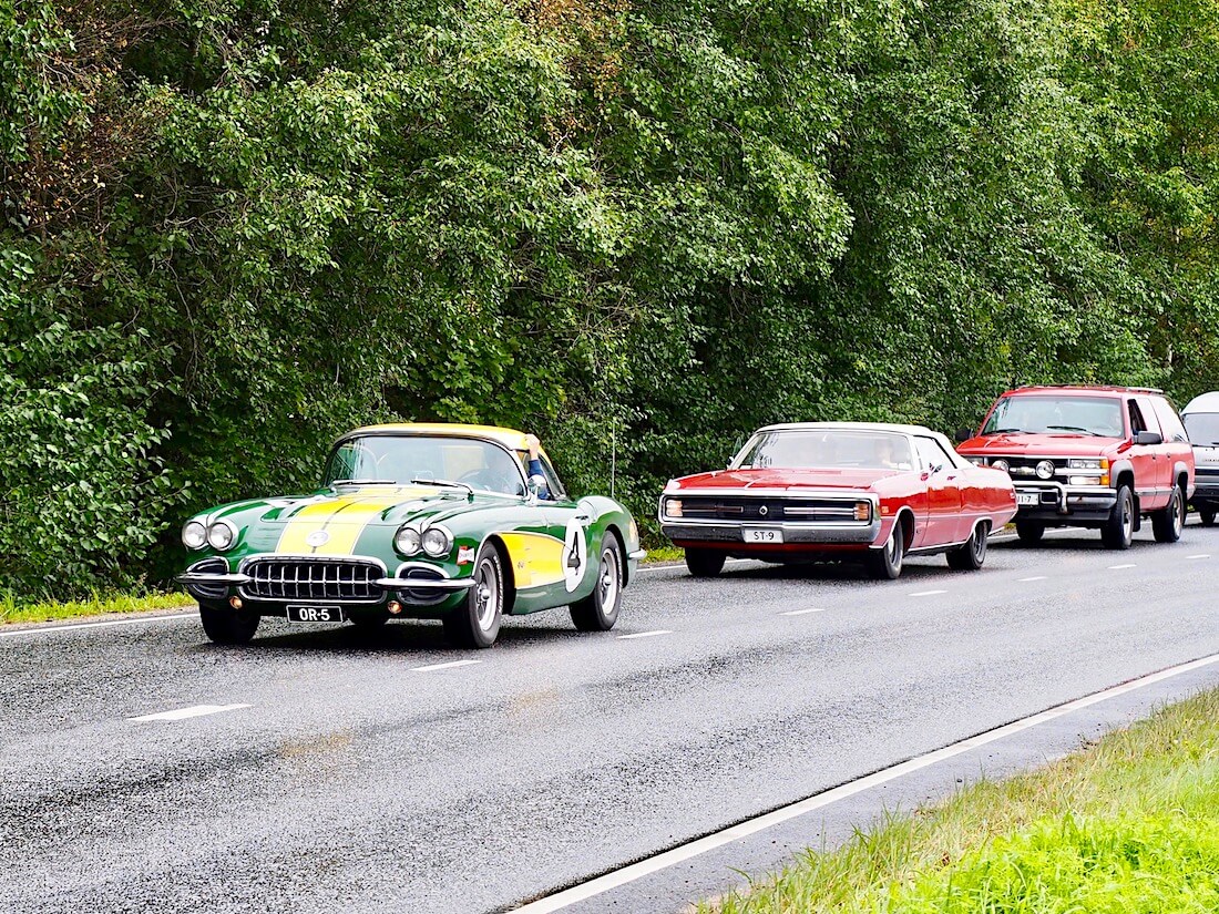 1959 Chevrolet Corvette C1 racing-väreissä