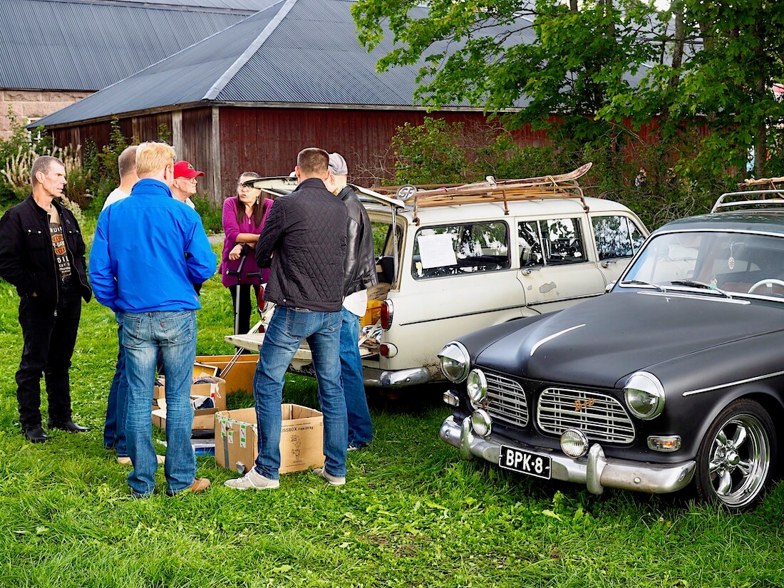 Volvo Amazon takakontti-swap Volvo Treffeillä