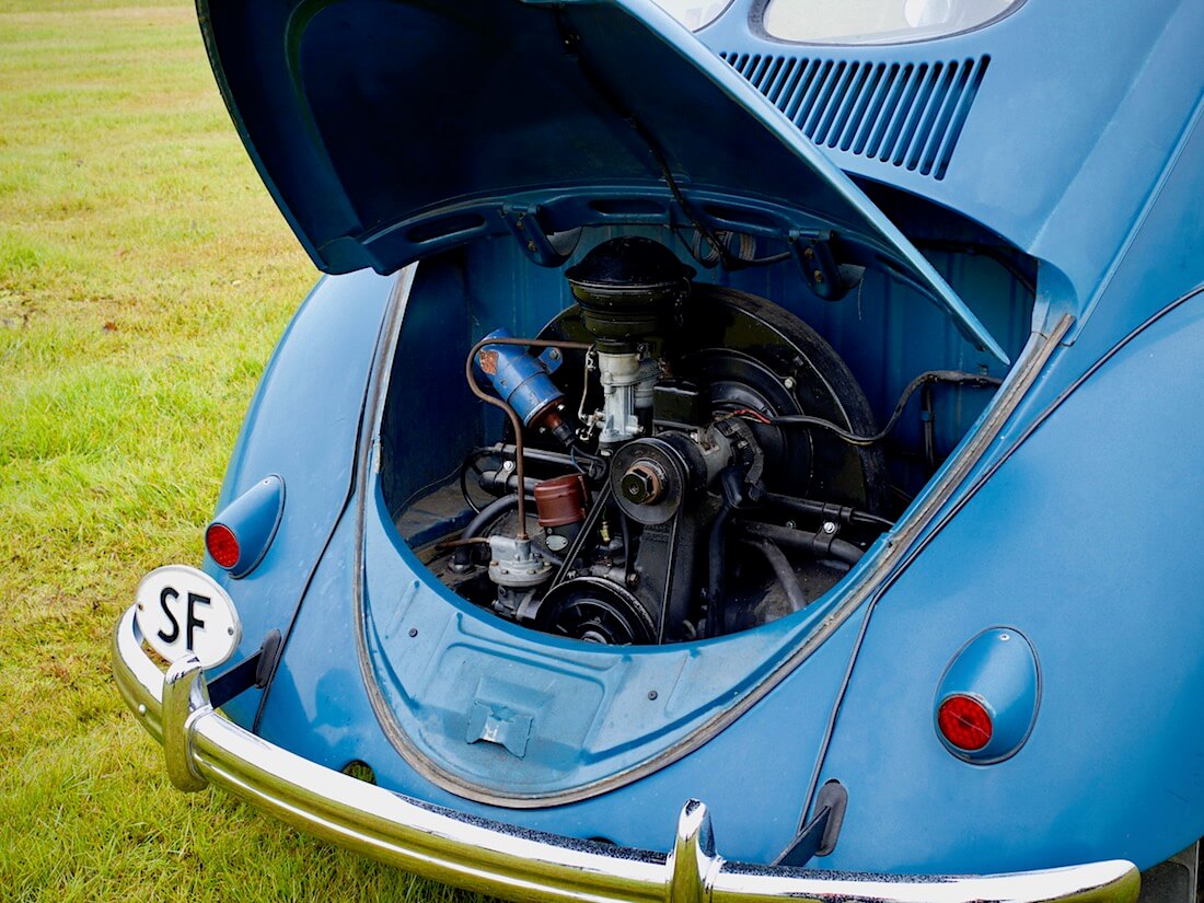 1951 Volkswagen kuplan 1130cc 25hv moottori