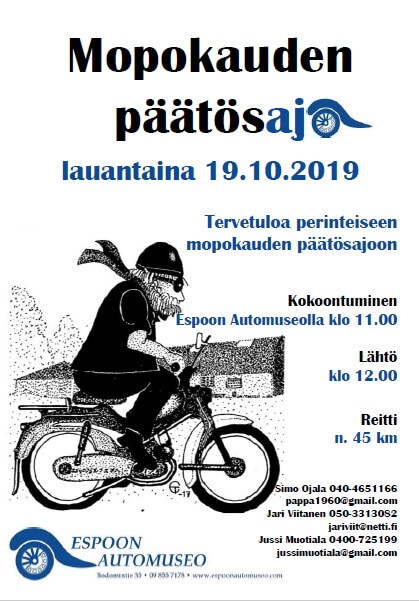 Mopokauden päätösajo 2019