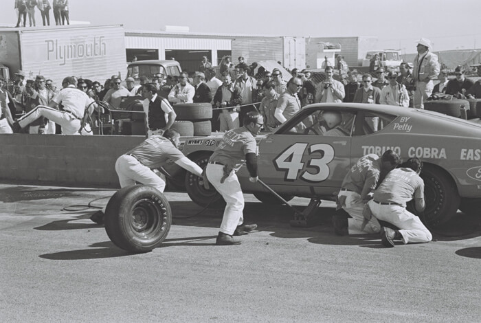 Varikkopysähdys NASCAR-sarjassa vuonna 1969