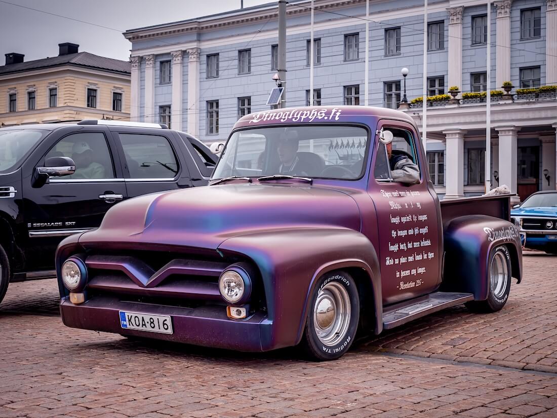1955-Ford-F100-pickup-Stadin-Cruising-Vappu2020-KaiLappalainen-CCBY40-WheelsFI 1955 Ford F-100 Pickup