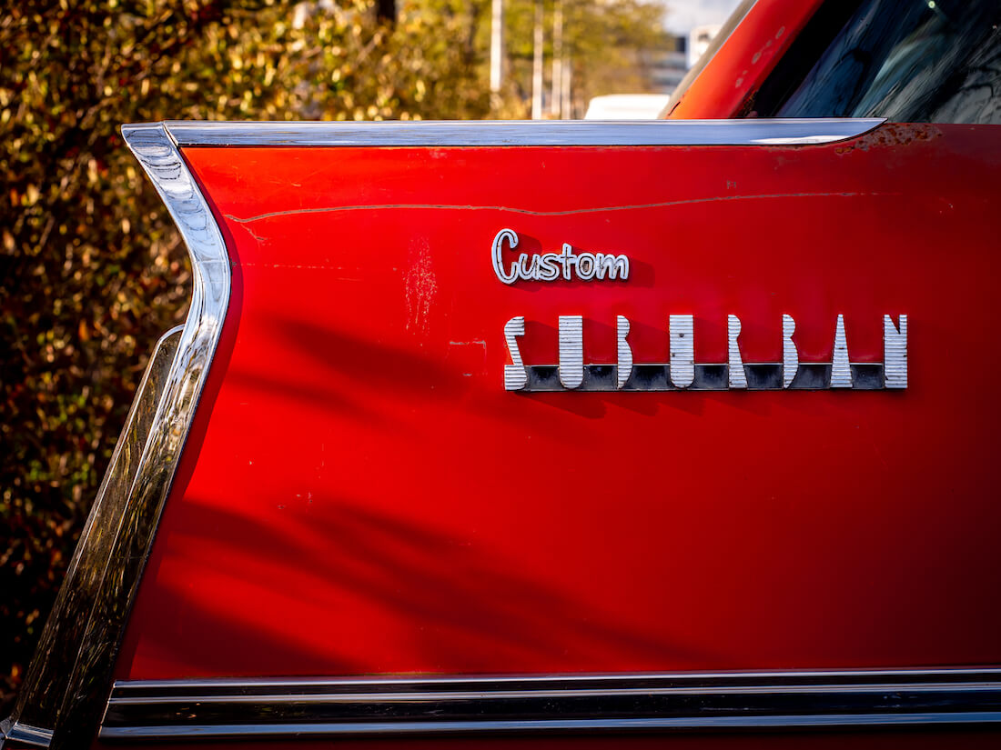 1958 Plymouth Custom Suburban logo