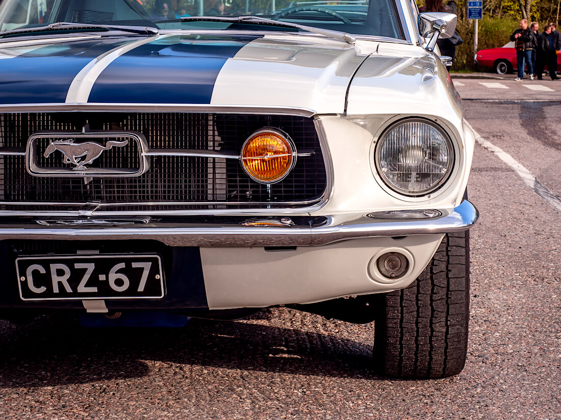 1967 Ford Mustang GT keulan yksityiskohta