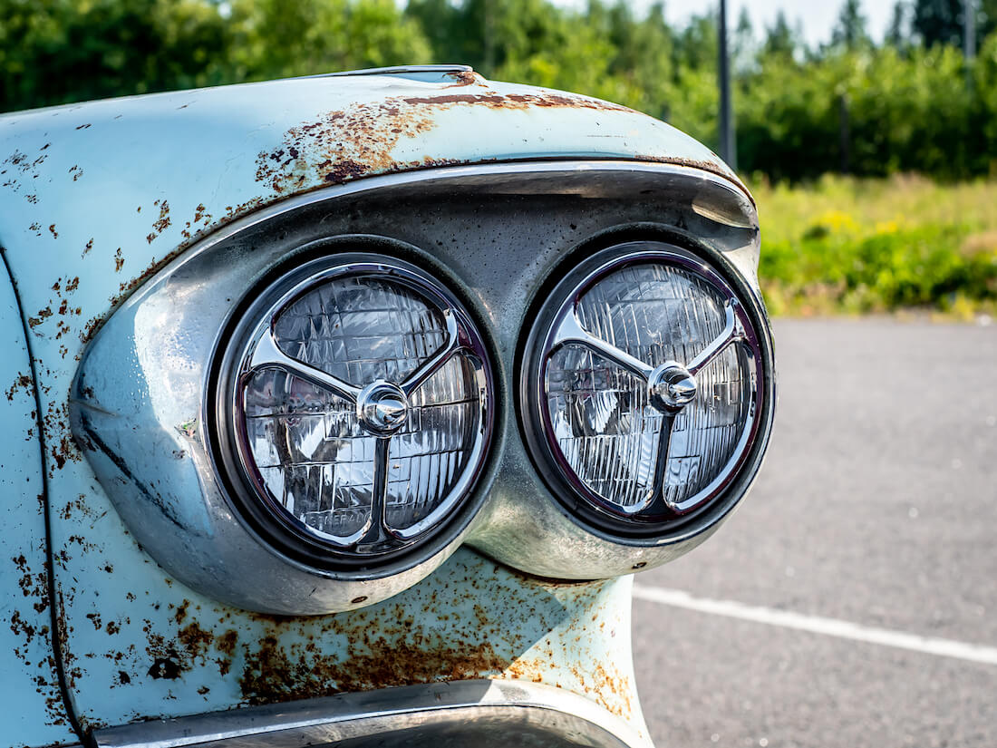 1958 Cadillac DeVillen ajovalot