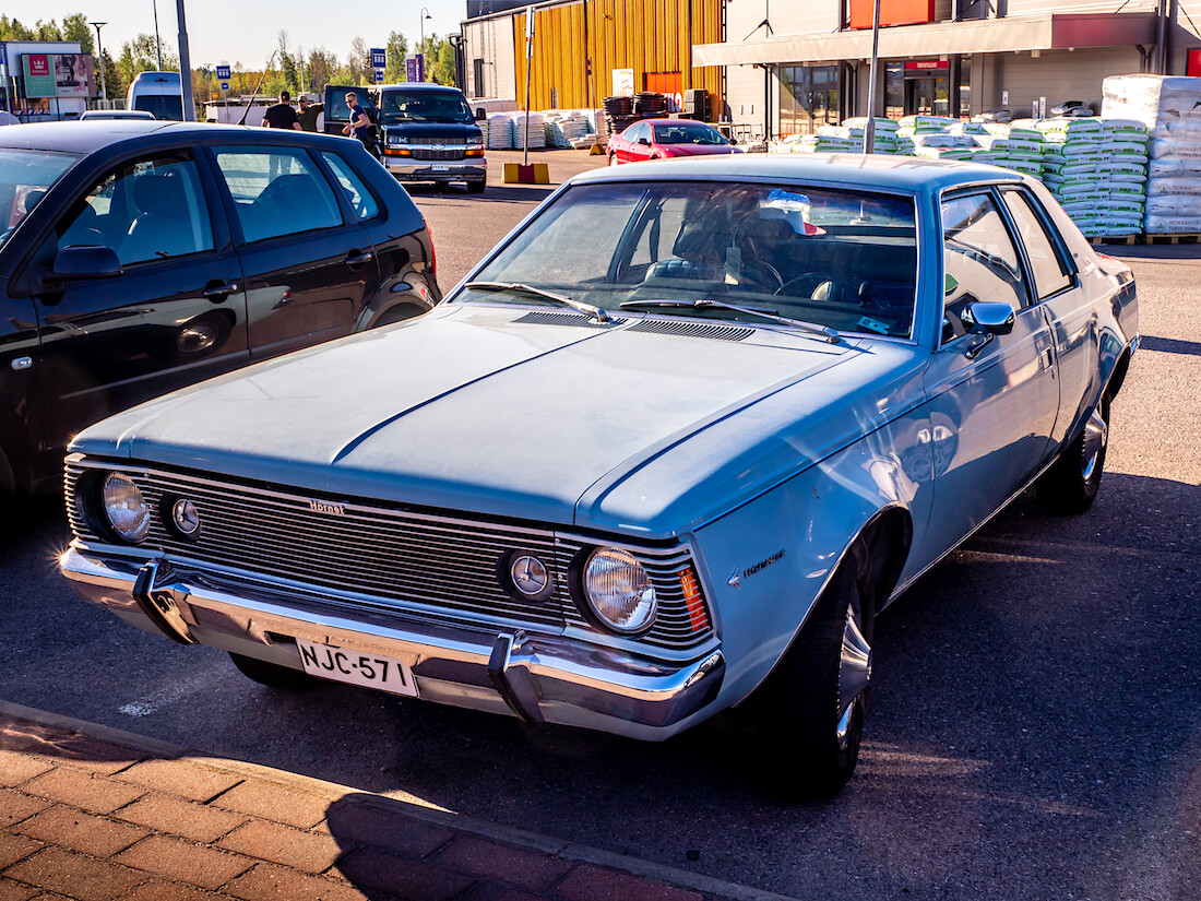 1971 AMC Rambler Hornet 232cid kompakti jenkkiauto