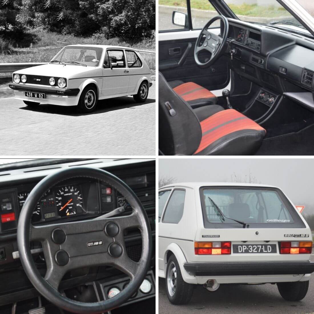 1981 Volkswagen Golf 16S kuvakollaasi