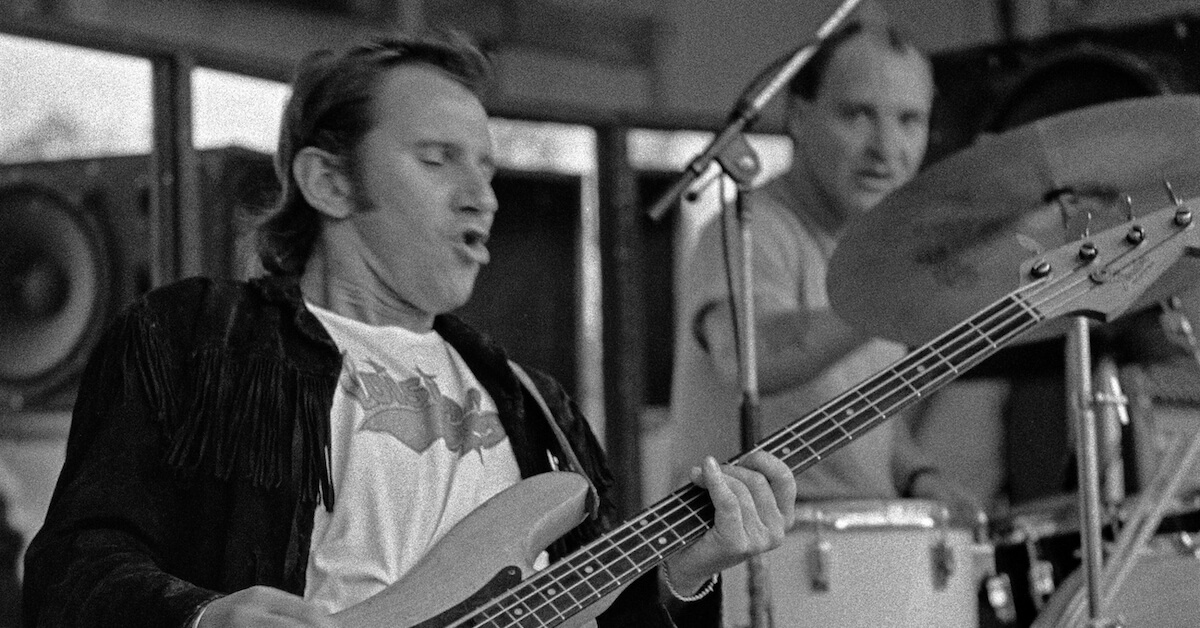 Hurriganes keikalla Kaivopuistossa 1980