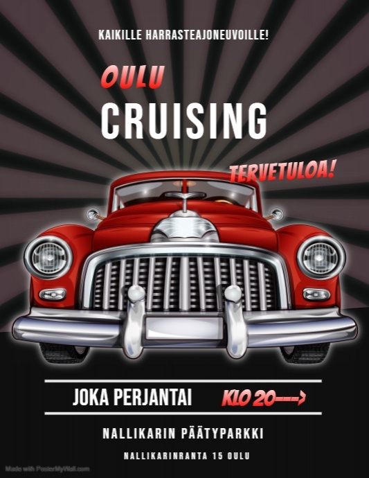 Oulu Cruising mainosjuliste