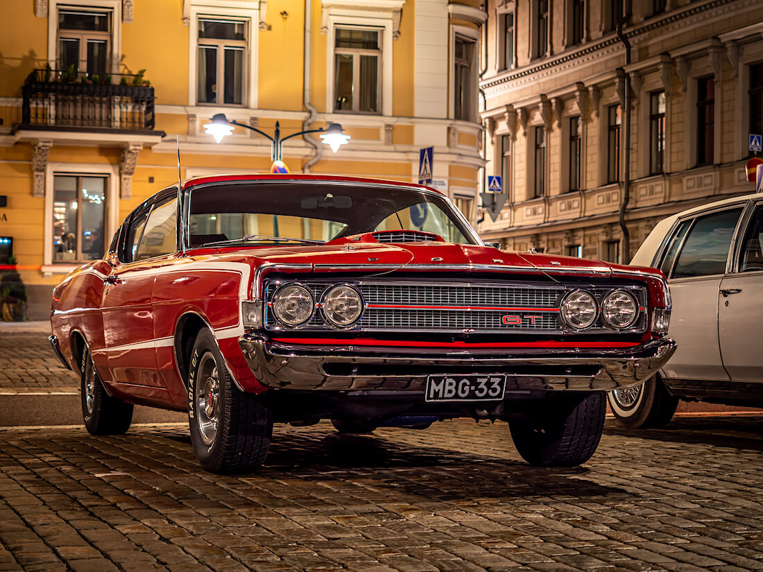 1968 Ford Torino GT jenkkiauto Stadissa