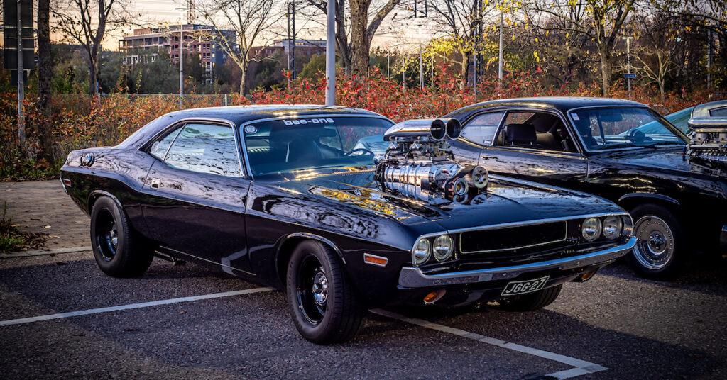 1970 Dodge Challenger 572cid supercharged V8 Vantaalla