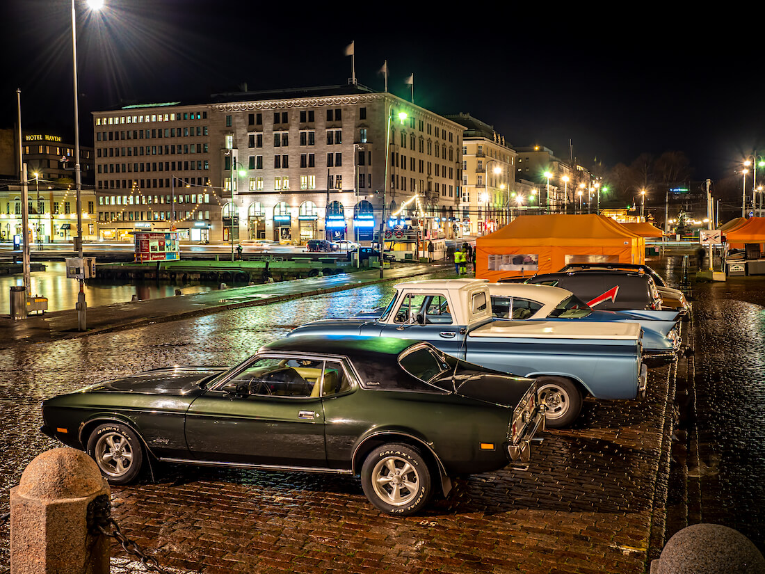 1973 Ford Mustang Grande 351cid Helsingin kauppatorilla