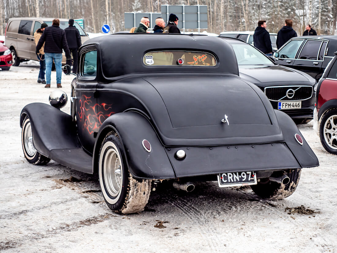 Musta 1934 Ford Model B 3window coupe rodi