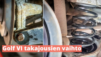 Volkswagen Golf Mk6 takajousien vaihto