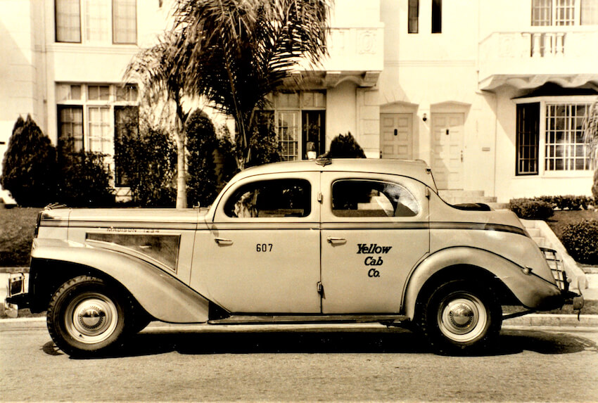 1940 Checker Model A Landaulet New Yorkin taksi. Kuva: Alden Jewell.