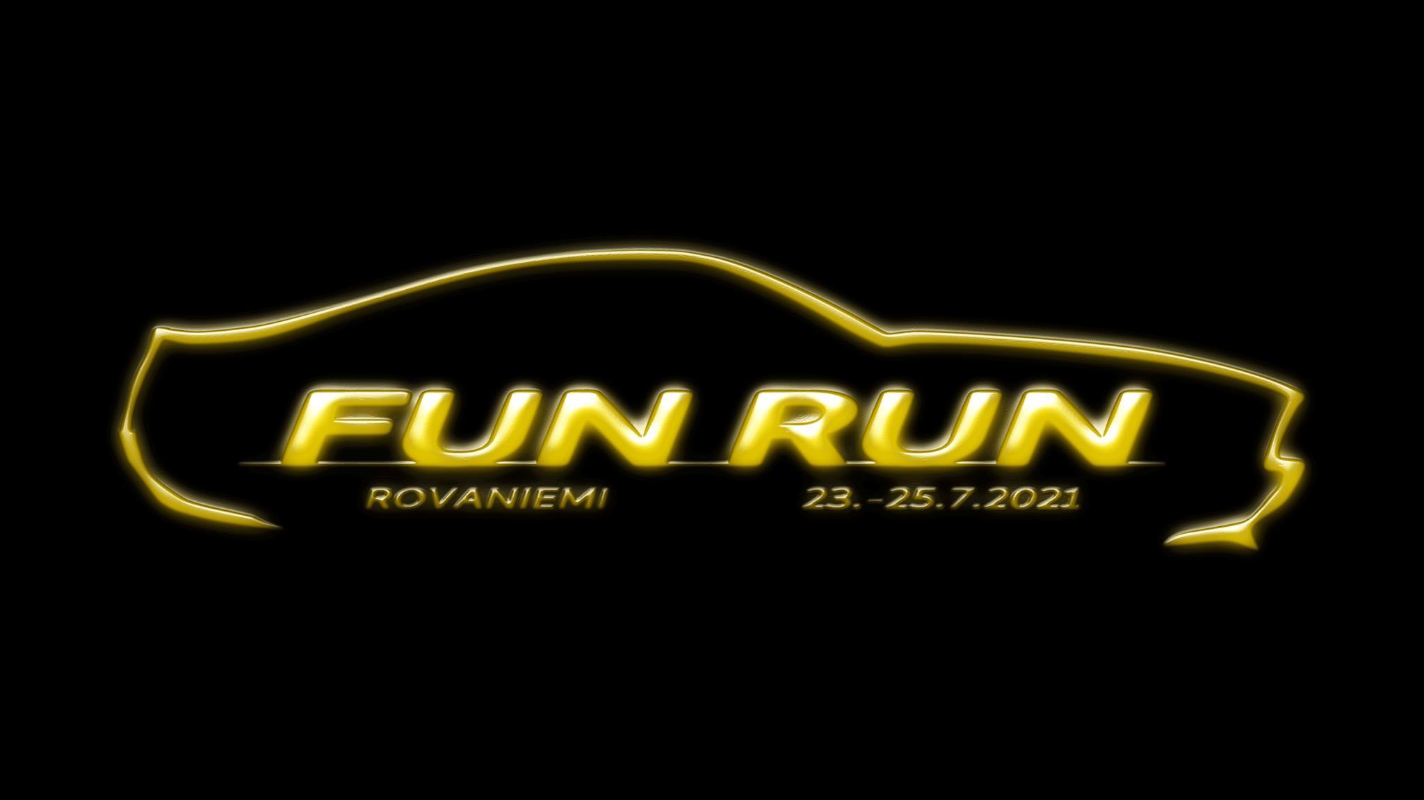 Mustang kerhon FunRun 2021 Rovaniemi mainos
