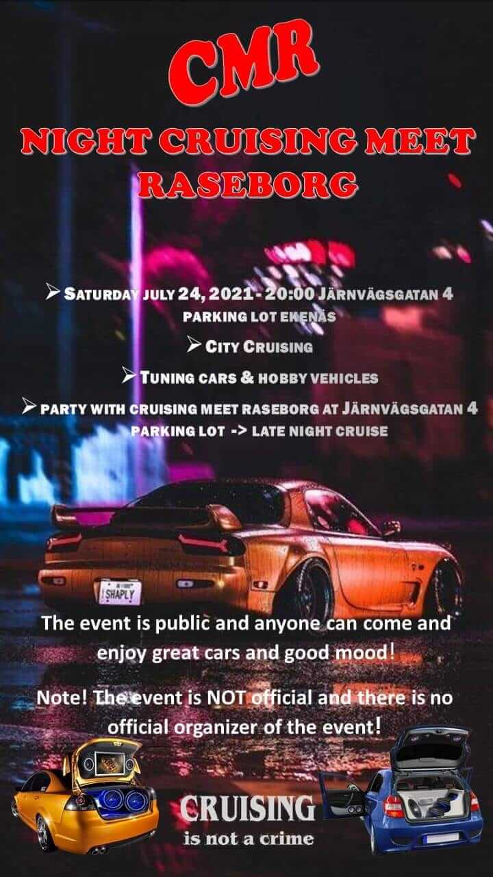 Night Cruising Meet Raseborg 2021