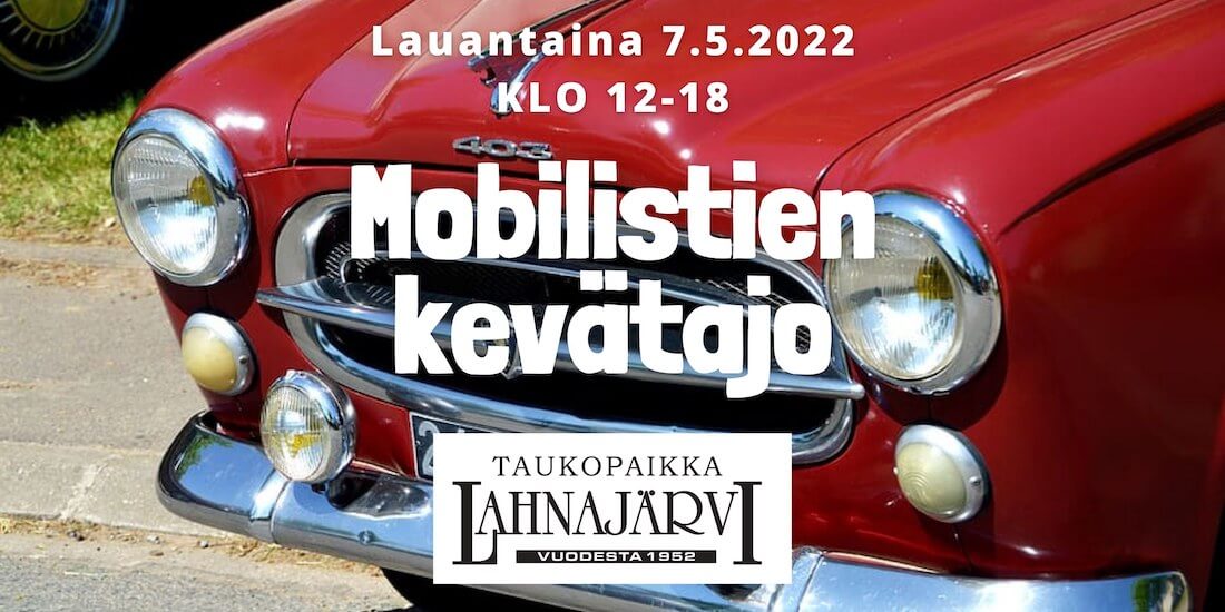 Mobilistien kevätajo Lahnajärvellä 7.5.2022