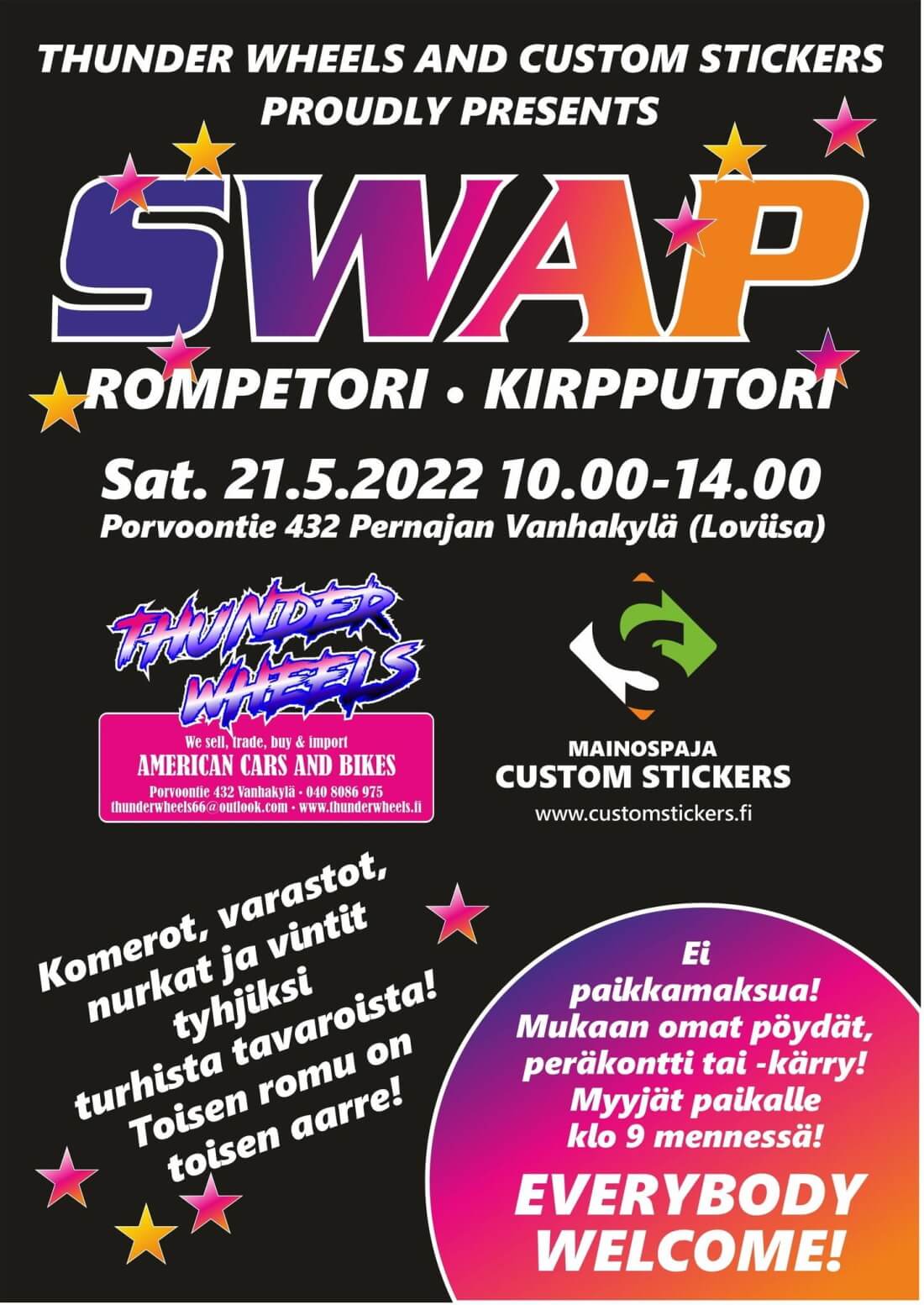 Thunder Wheels Sawp & Rompetori Loviissassa