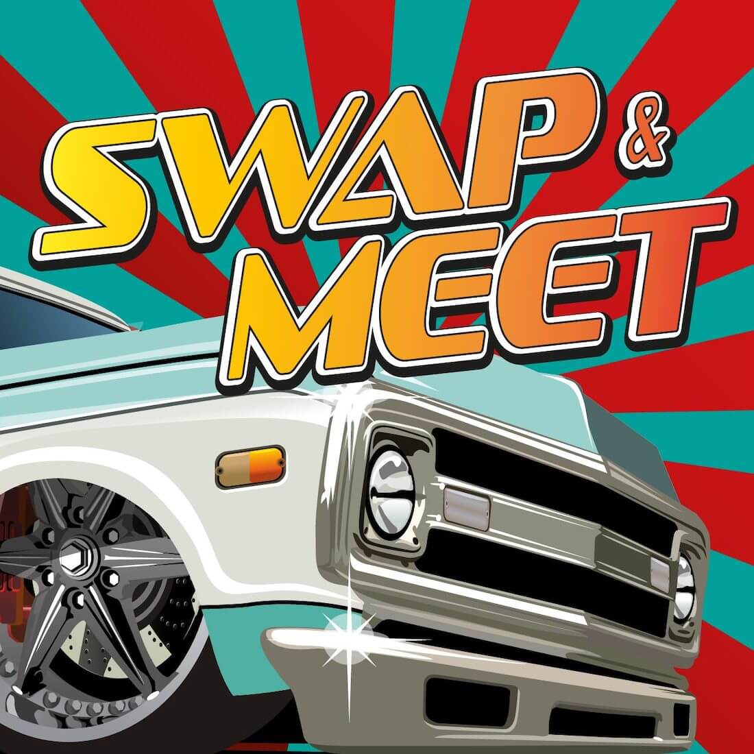Kouvola Swap & Meet autotapahtuman logo