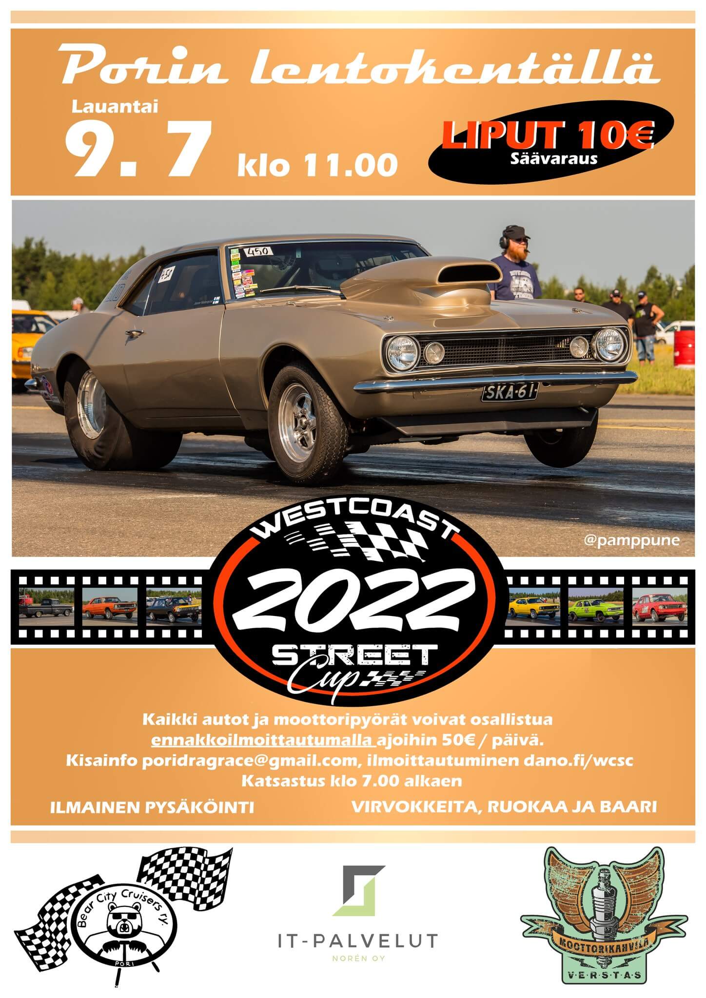 West Coast street cup Porin lentokentällä