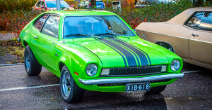 Vihreä 1971 Ford Pinto 1.6L