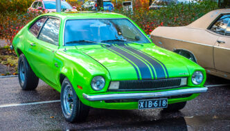 Vihreä 1971 Ford Pinto 1.6L