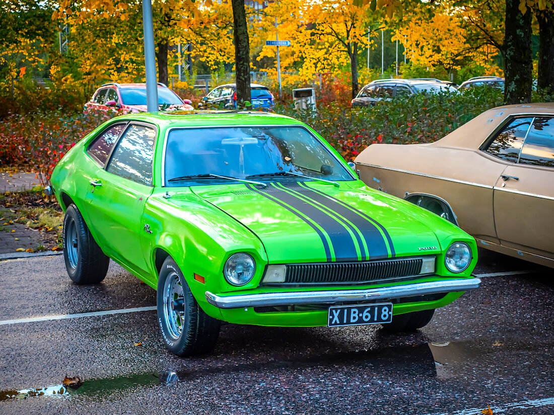 Vihreä 1971 Ford Pinto 1.6L