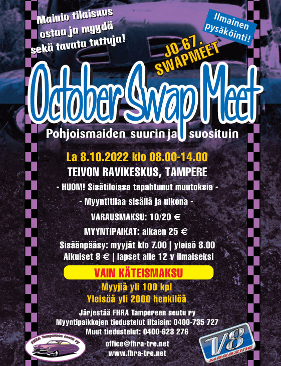 October Swap Meet Teivo rompetori 2022