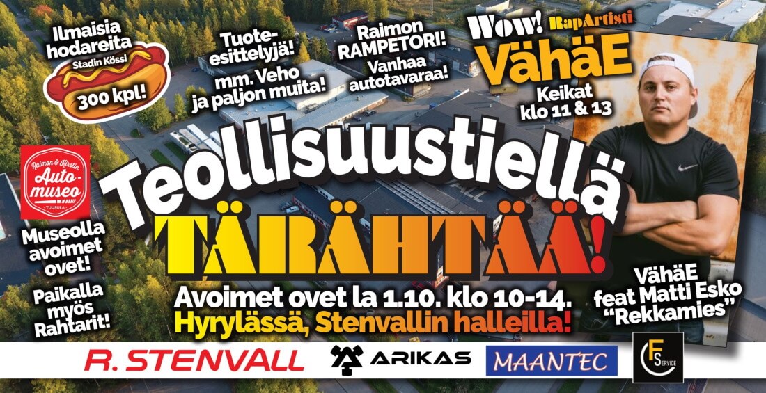 Tuusulan automuseo Avoimet ovet mainos