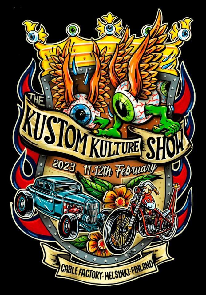 Kustom Kulture Show 2023 Kaapelitehdas