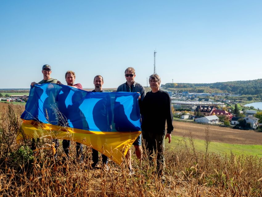 Yhteiskuva Puolan ja Ukrainan rajalla