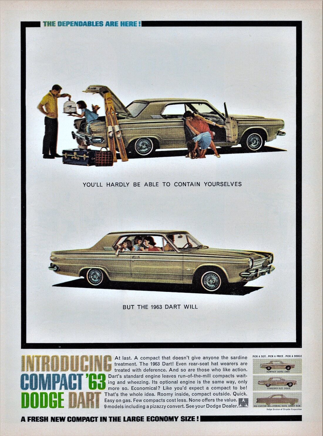 1963 Dodge Dartin mainoskuva