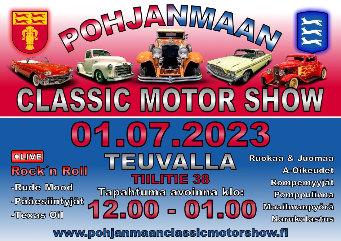 Pohjanmaan Classic Motor Show 2023
