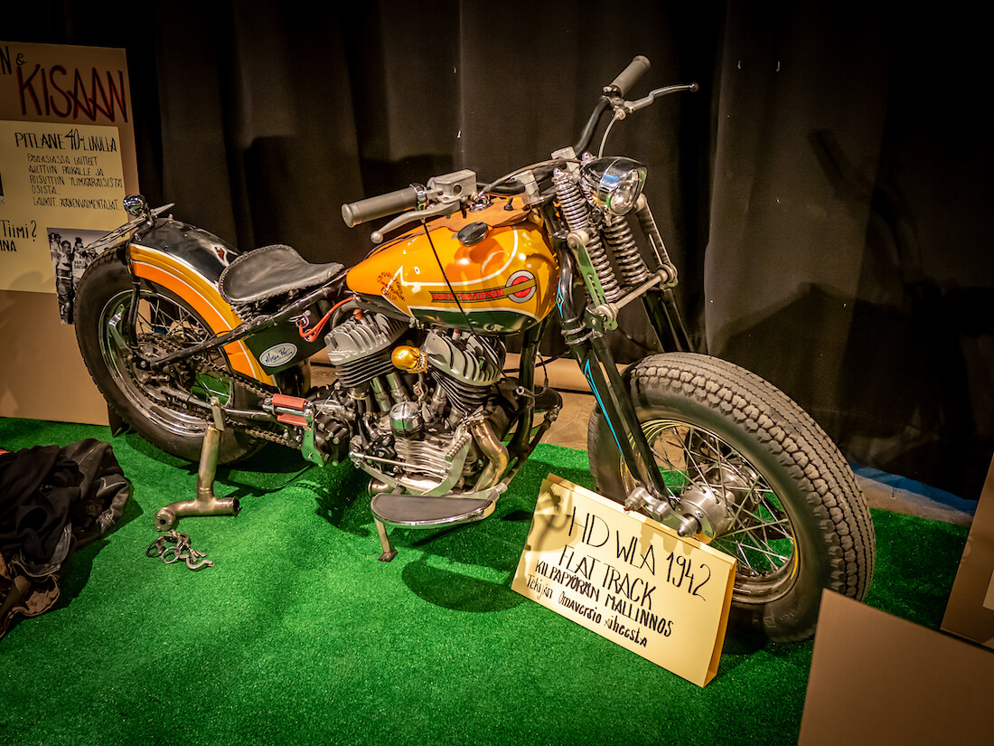 1942 Harley-Davidson WLA Flat track racer