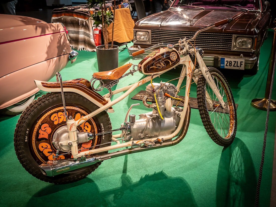 1953 AWO 425 custom moottoripyörä