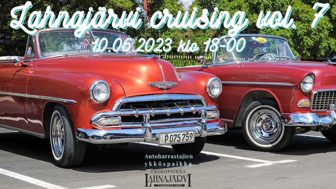 Lahnajärvi Cruising kesäkuu 2023