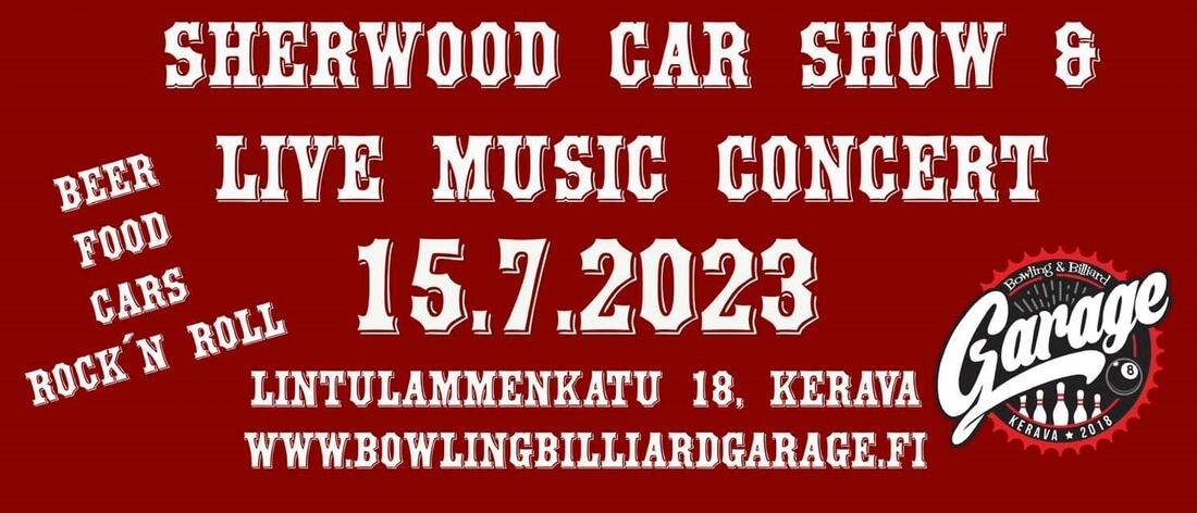 Keravan Sherwood Car Show tapahtuman mainoskuva