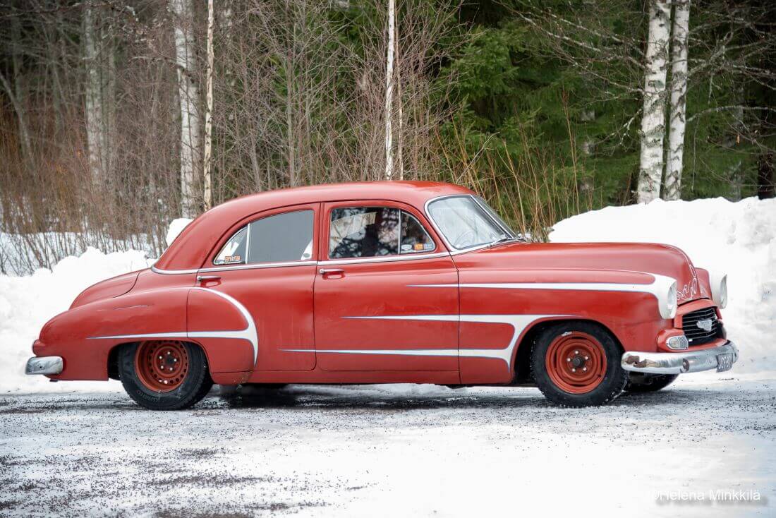 1950 Chevrolet 4d custom talvella