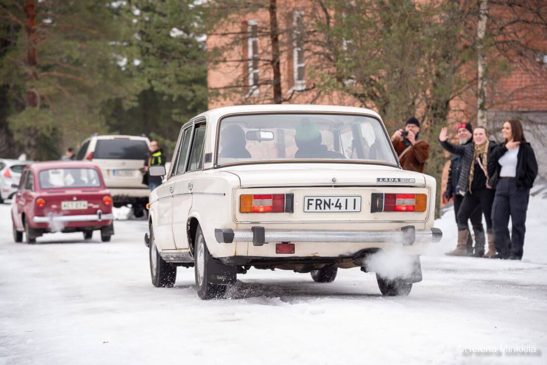 1988 Lada 1300L talvitapahtumassa