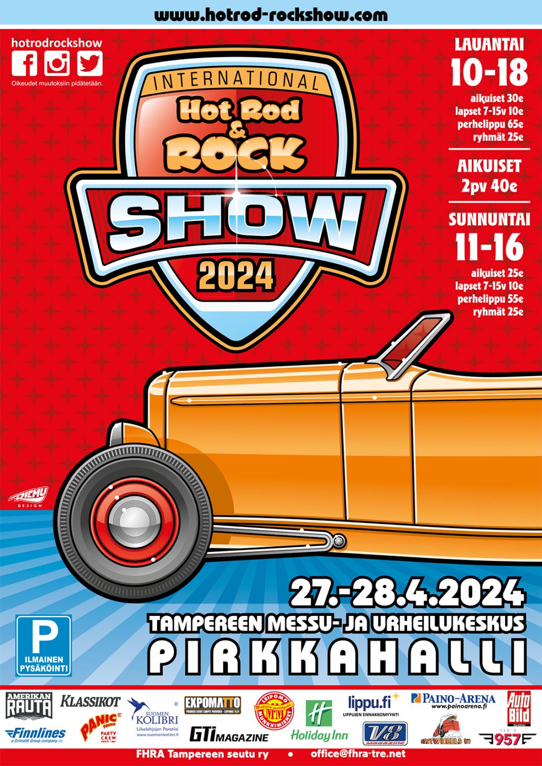 Hot Rod & Rock Show 2024 FHRA Tampere