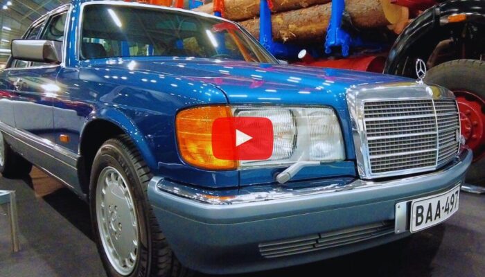 1985 Mercedes-Benz W126 300SE video